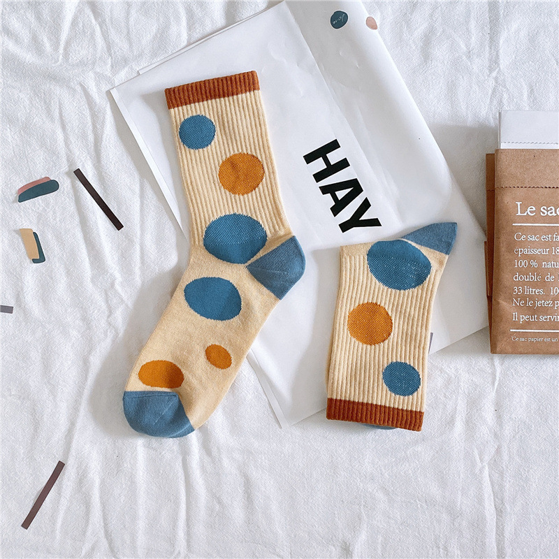 Ms. Cotton Socks Spring And Summer 20 Fashion Personality Wild Wind In Tube Socks Socks Socks Tide